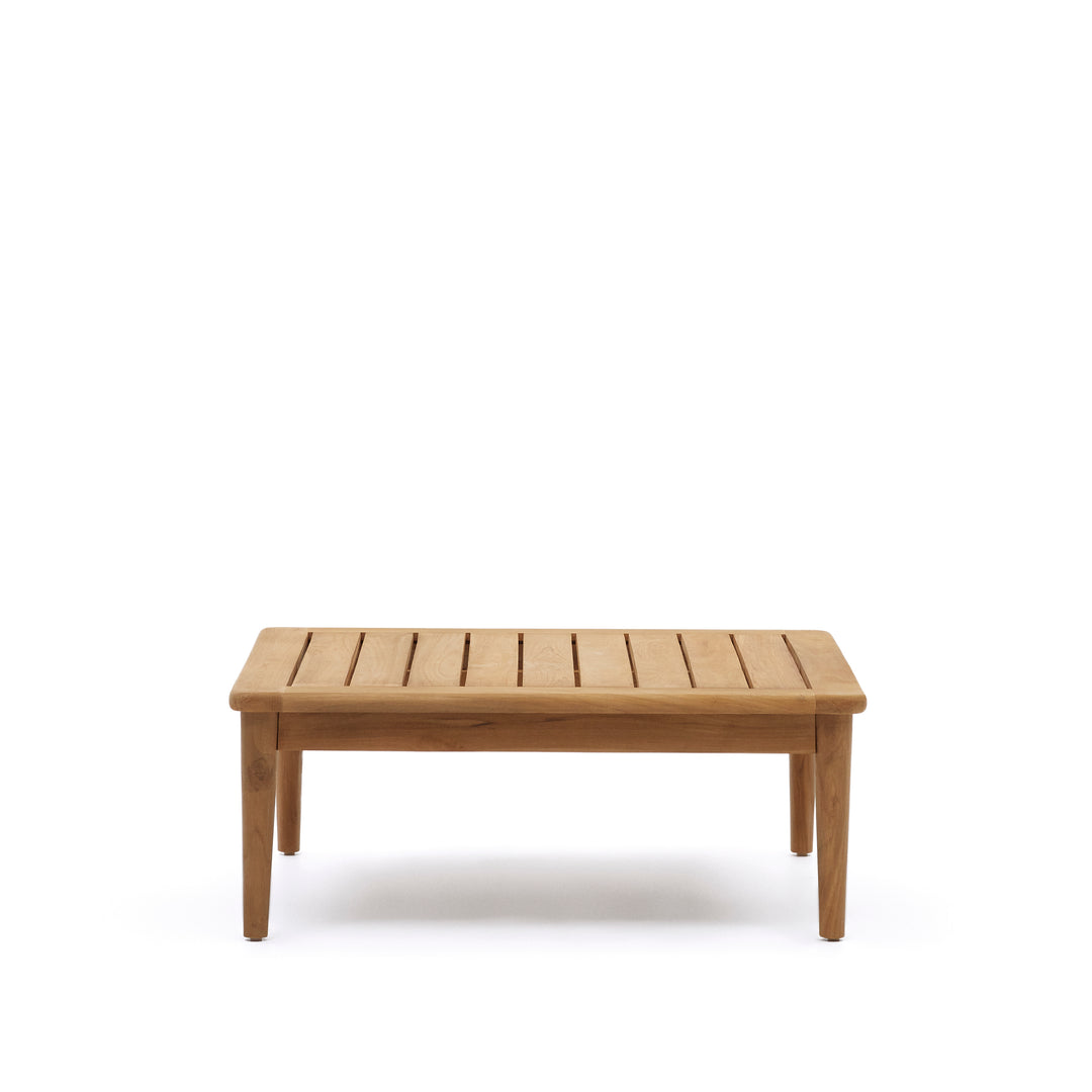 KAVE HOME Portitxol havebord kvadratisk natur teaktræ 80x80