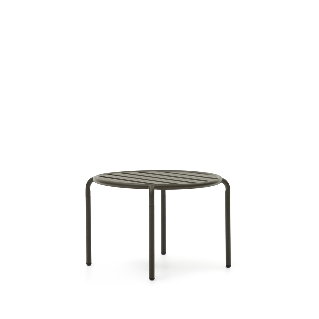 KAVE HOME Joncols havebord rund grøn aluminium Ø68