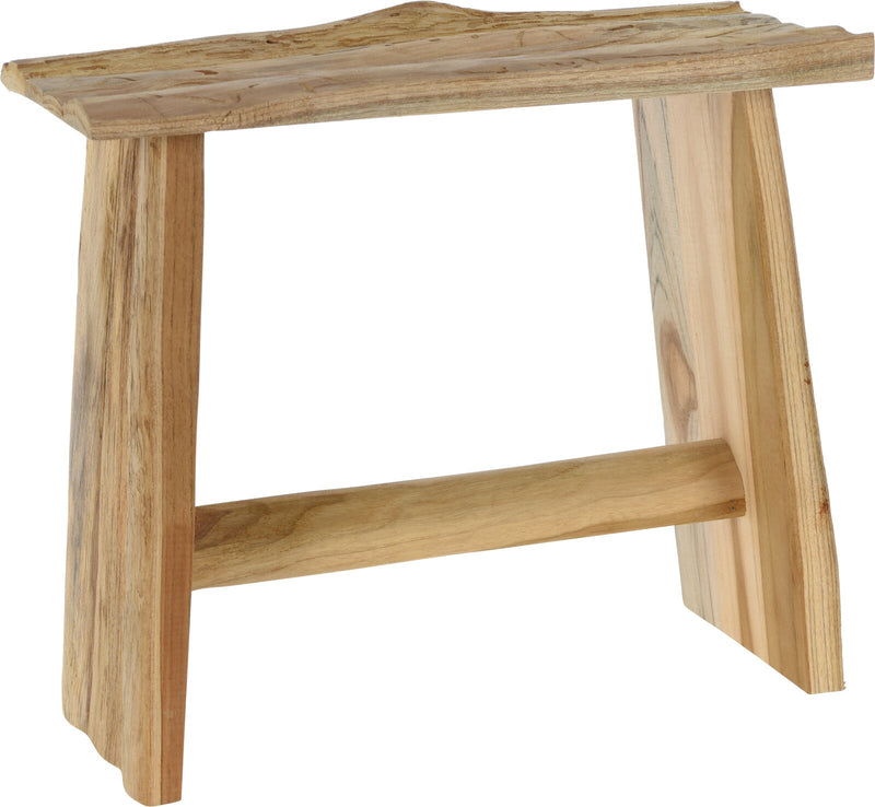 Skammel, teak træ, 40x20x35cm