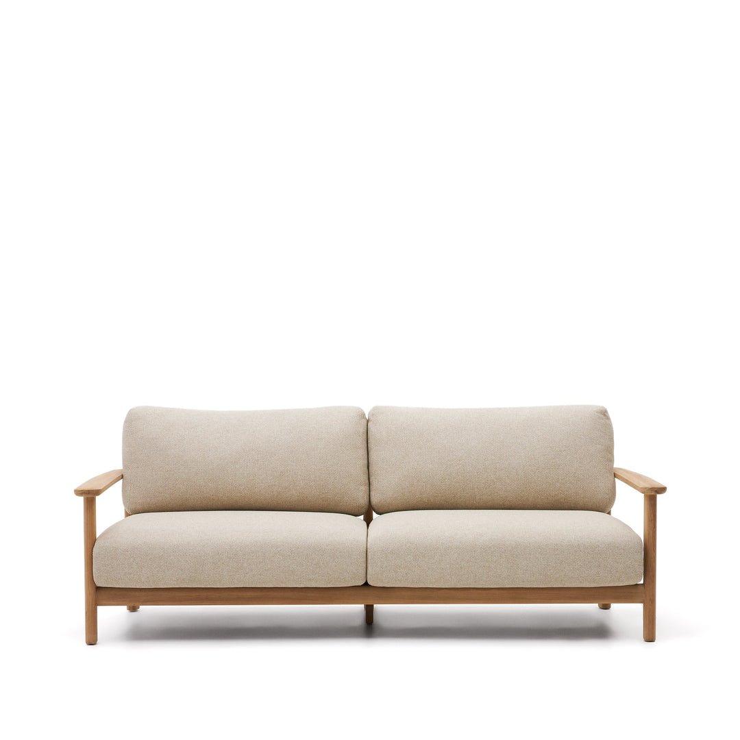 KAVE HOME Tirant 3 pers. sofa natur teaktræ 212cm