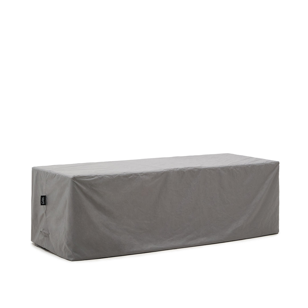 KAVE HOME Iria beskyttelsesovertræk til udendørs sidebord grå plastik max. 150x80cm