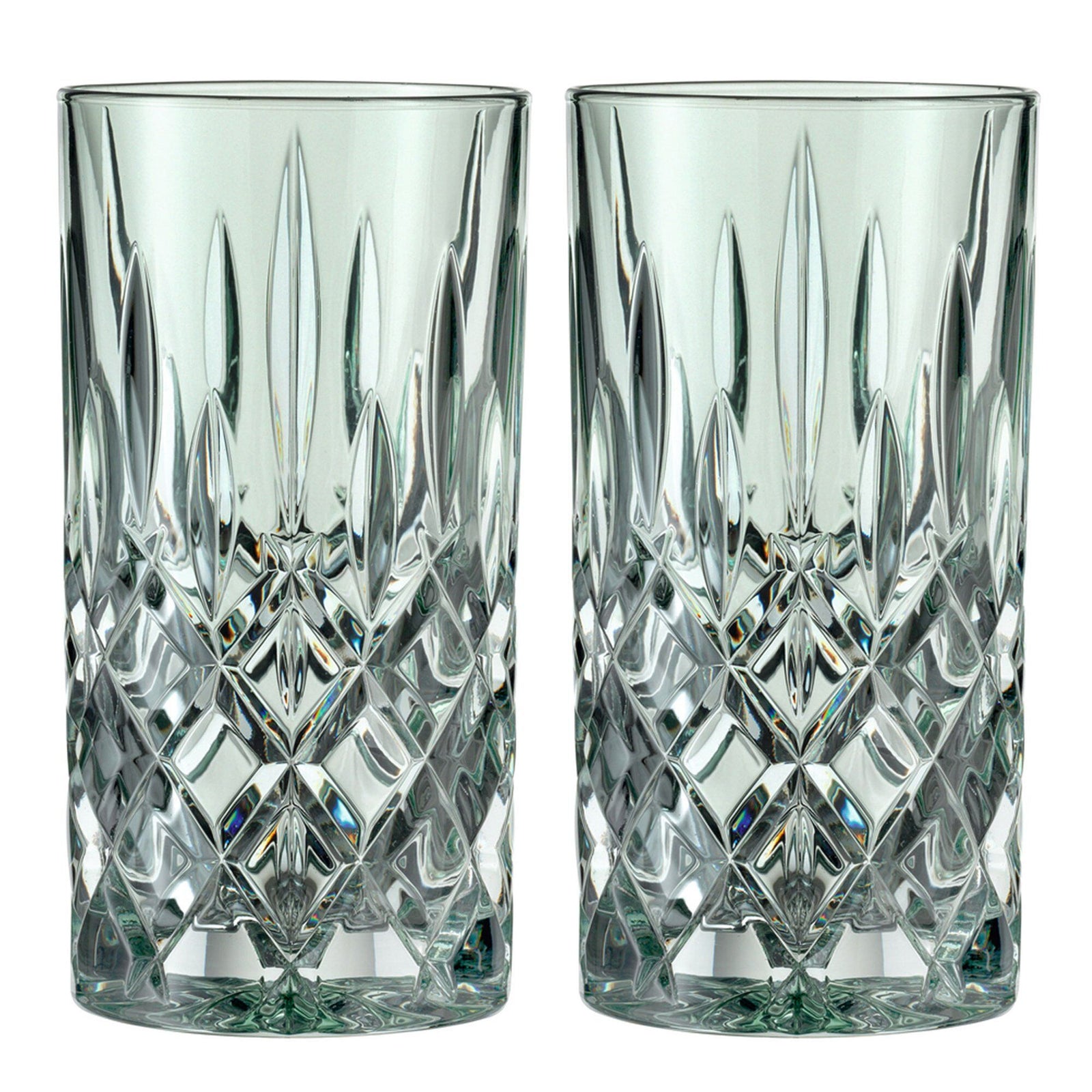 Nachtmann Nachtmann Noblesse longdrinkglas, mint, 2 stk. ❤ billede i brug (Longdrinkglas)
