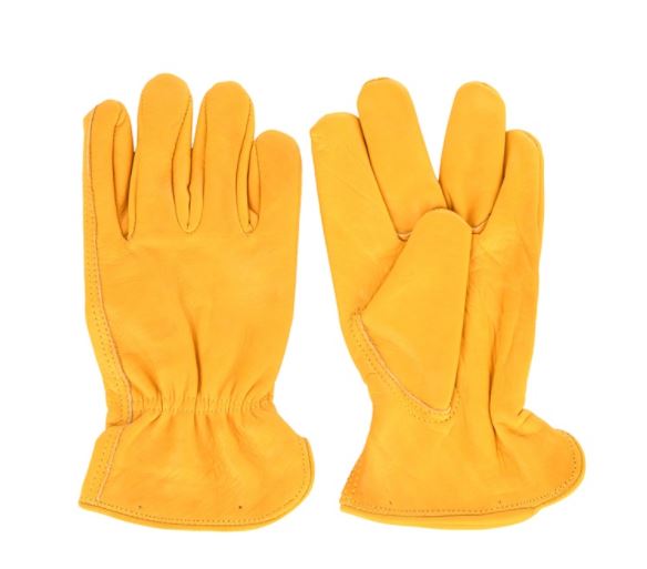 Garden Life - Havehandske i gul læder str. M+L - Medium ❤ Stort online udvalg i Garden Life ❤ Billig fragt og hurtig levering 2 - 5 hverdage ❤ Varenummer: BGH-39748659019927 / Ean: &