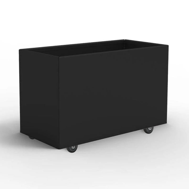 THOR Plantekasse på hjul 60 x 40 x 40 Black Steel