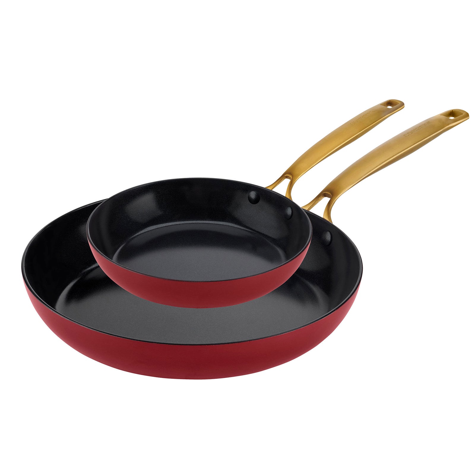 Combekk Combekk Stegepandesæt 2 dele 20+28 cm, bordeaux – produktbillede (Stegepander)