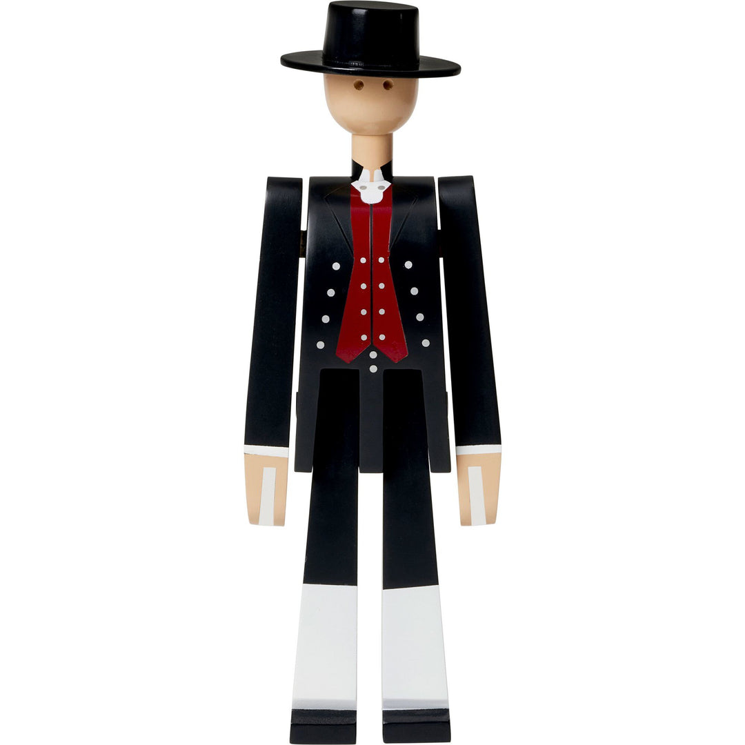 Kay bojesen Kay bojesen Norsk Bunad mand, sort/rød/hvid – billede i brug (Figur)