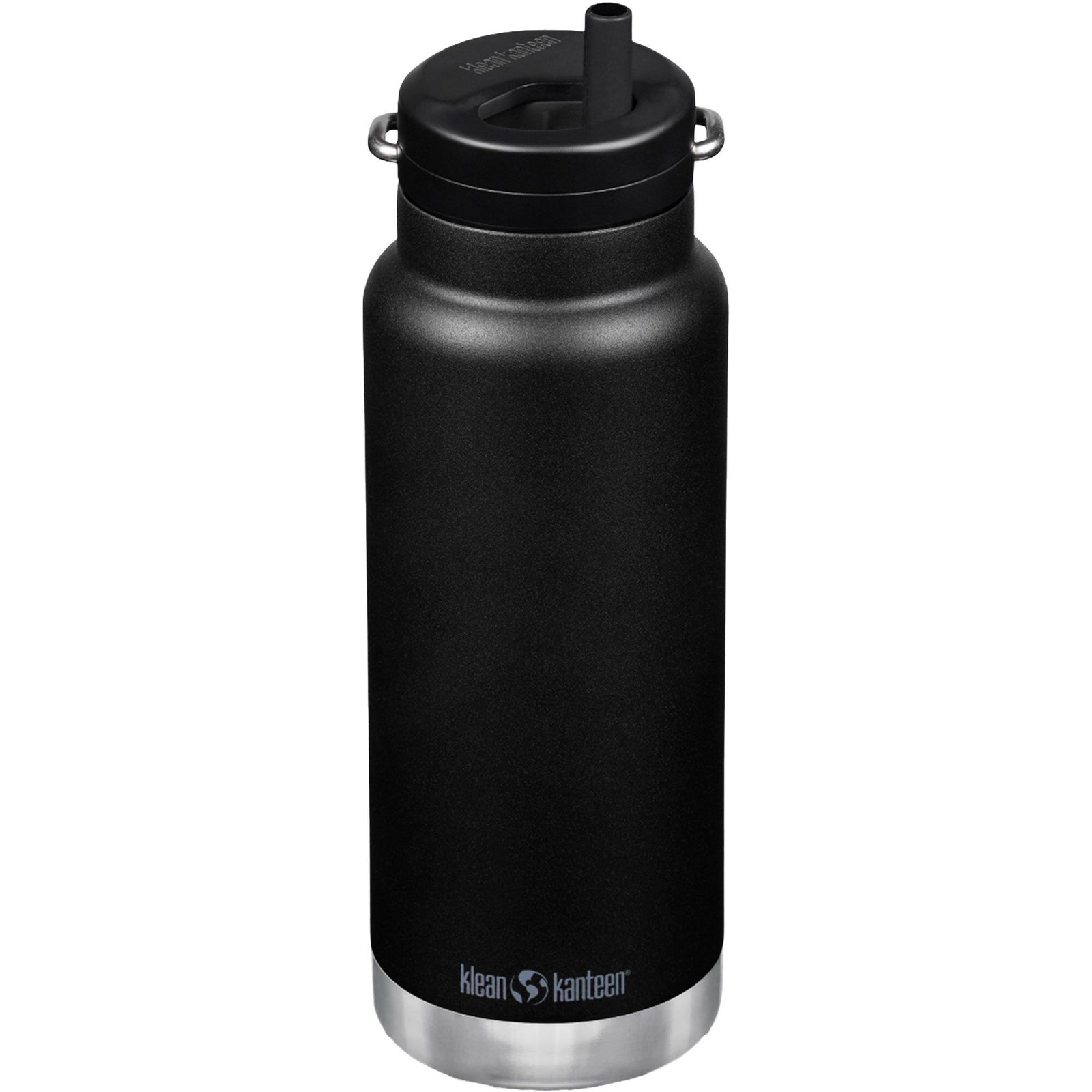 Klean kanteen Klean kanteen TK-Wide Twist Cap Vandflaske 946 ml, sort – frontbillede (Termokande)