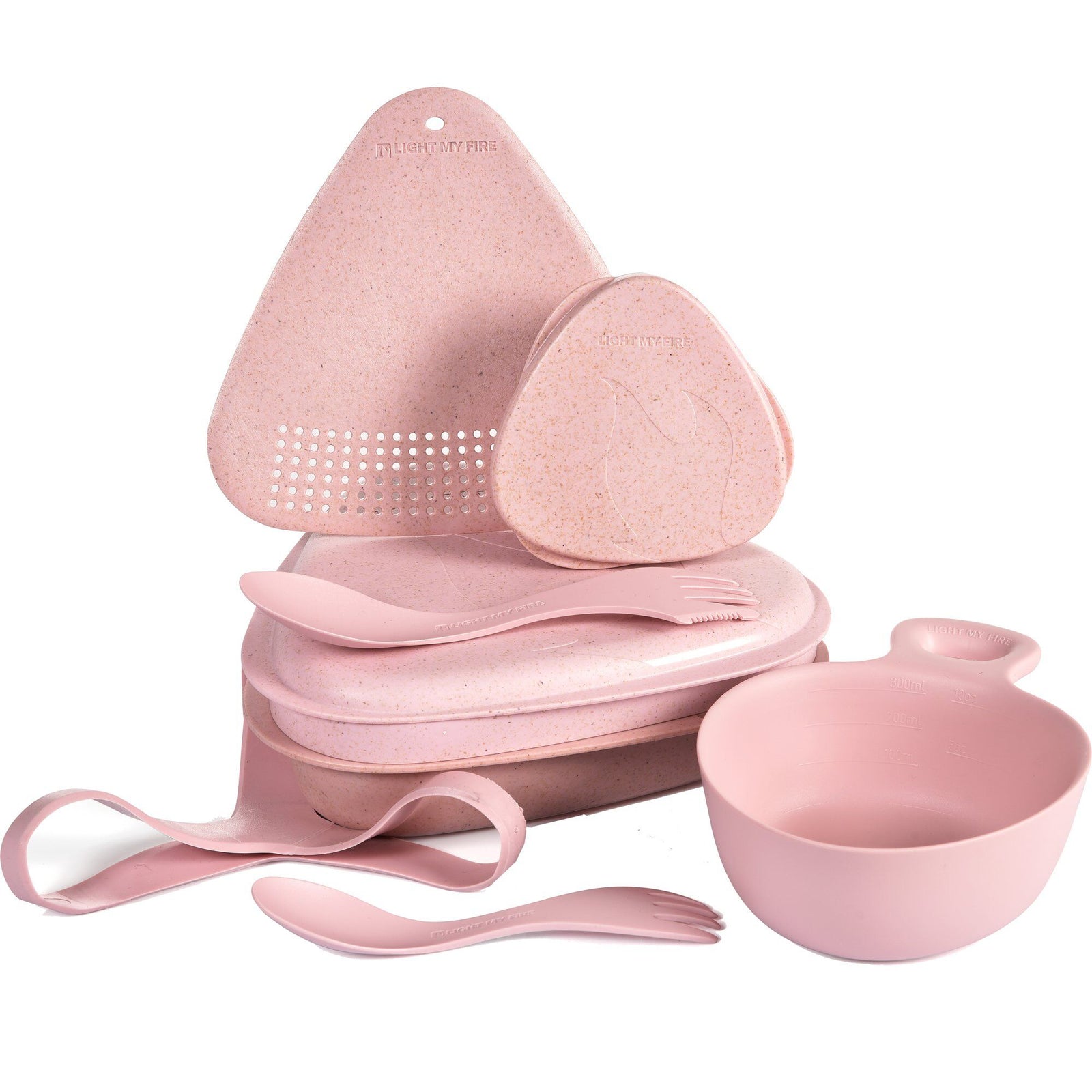 Light my fire Light my fire Outdoor MealKit madkasse med tilbehør, dusty pink – produktbillede (Madkasse)