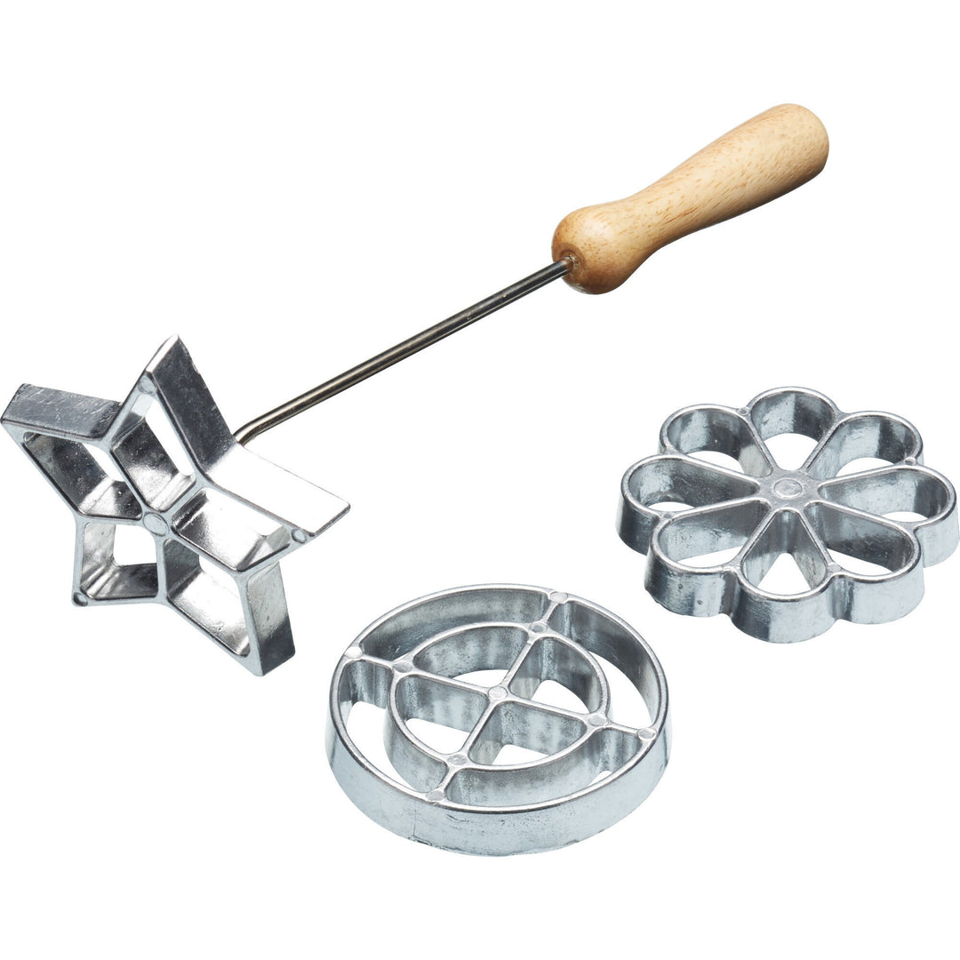 KitchenCraft KitchenCraft Vaffeljernsæt 3 stk. – close-up (Sigt)