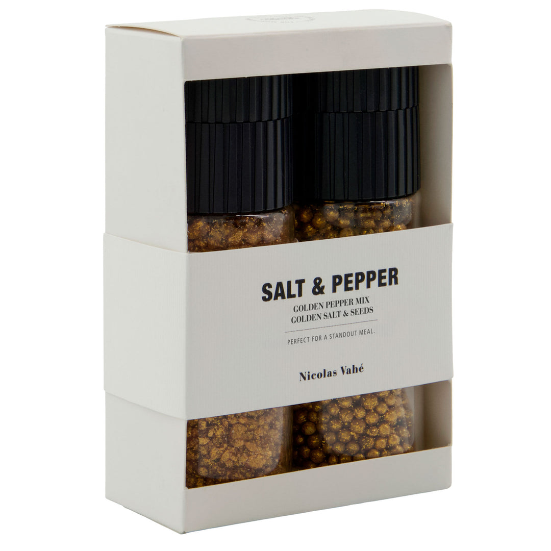 Nicolas vahé Nicolas vahé Golden Salt & Pepper Mix – produktbillede (Krydderier)