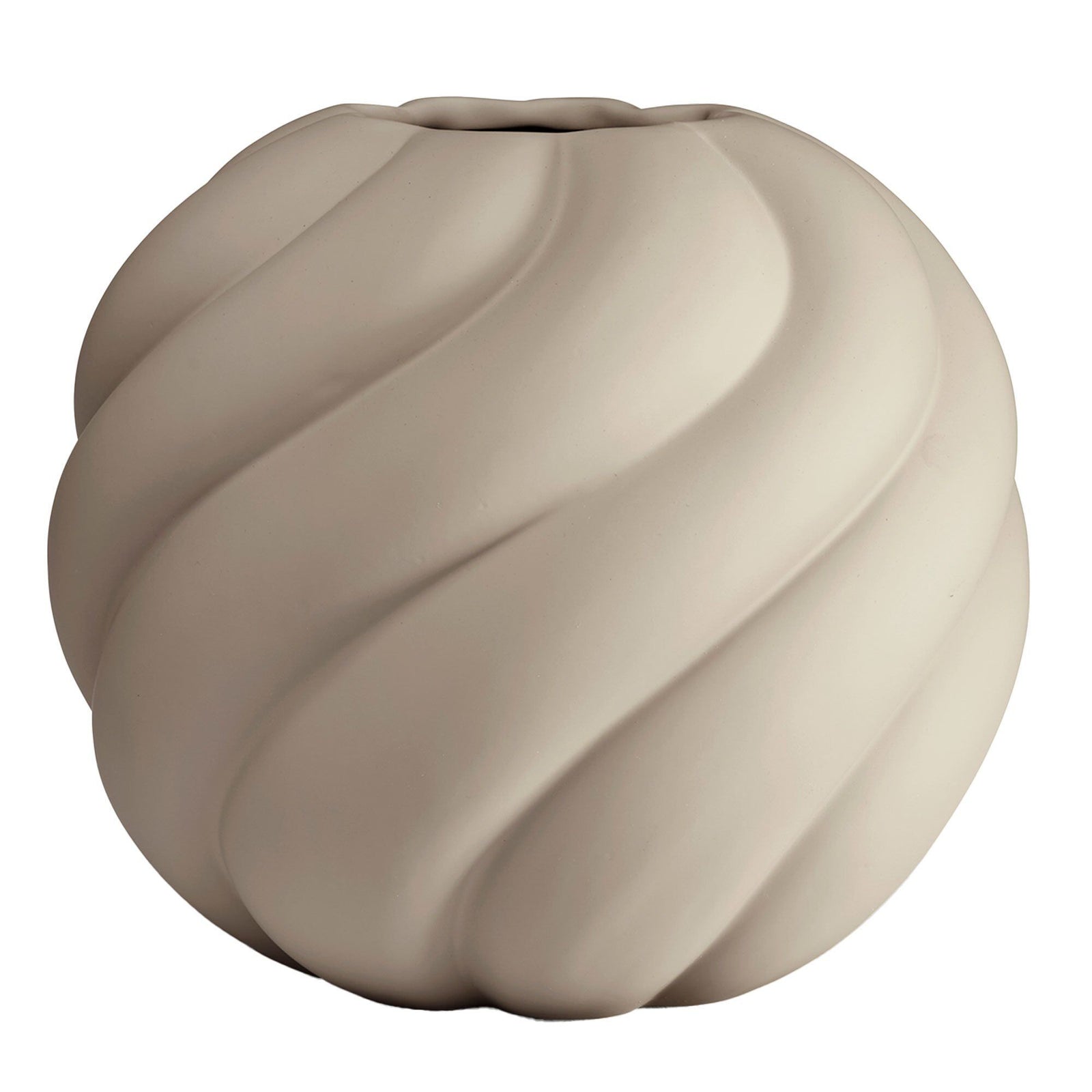 Cooee design Cooee design Twist Ball Vase 20 cm, sand – close-up (Vase)