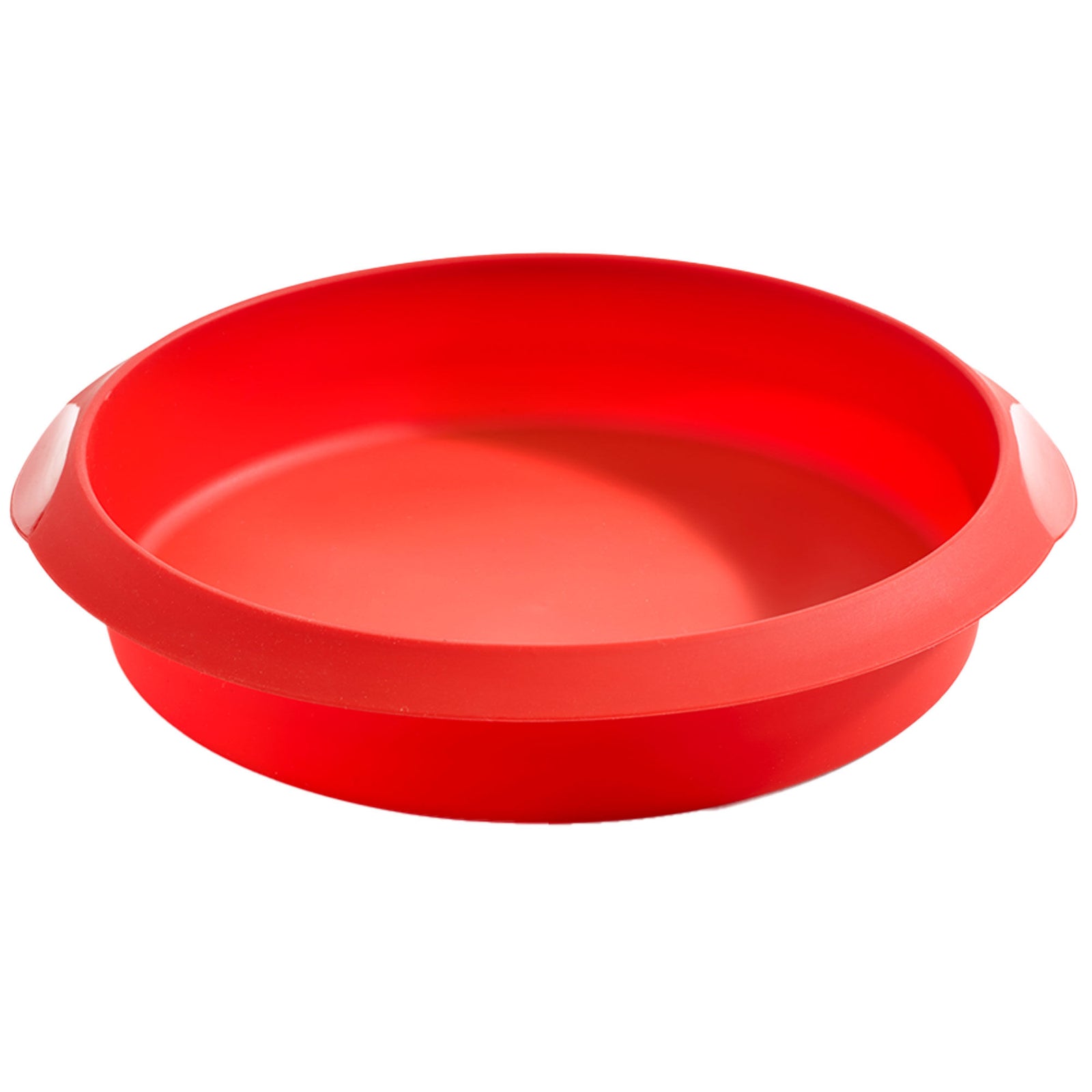 Lékué Lékué Rund kageform i silikone Ø26 cm, rød – close-up (Kageform)