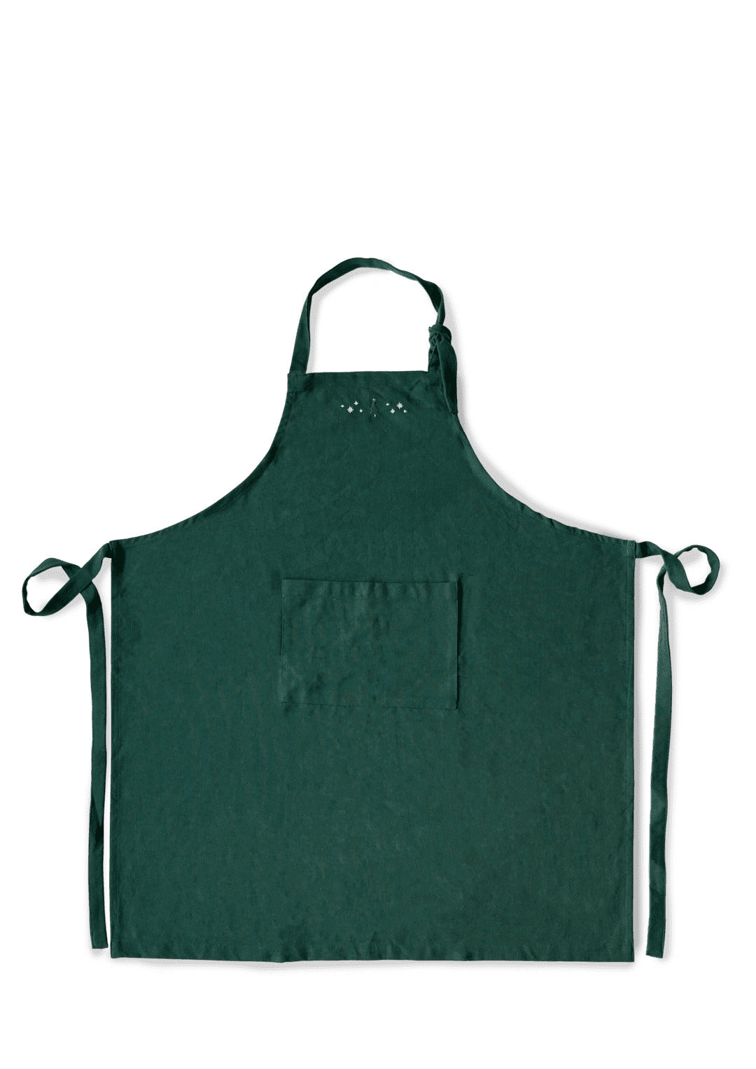 Produktbillede af Juna Christmas Fable Forklæde one size grøn i premium kvalitet