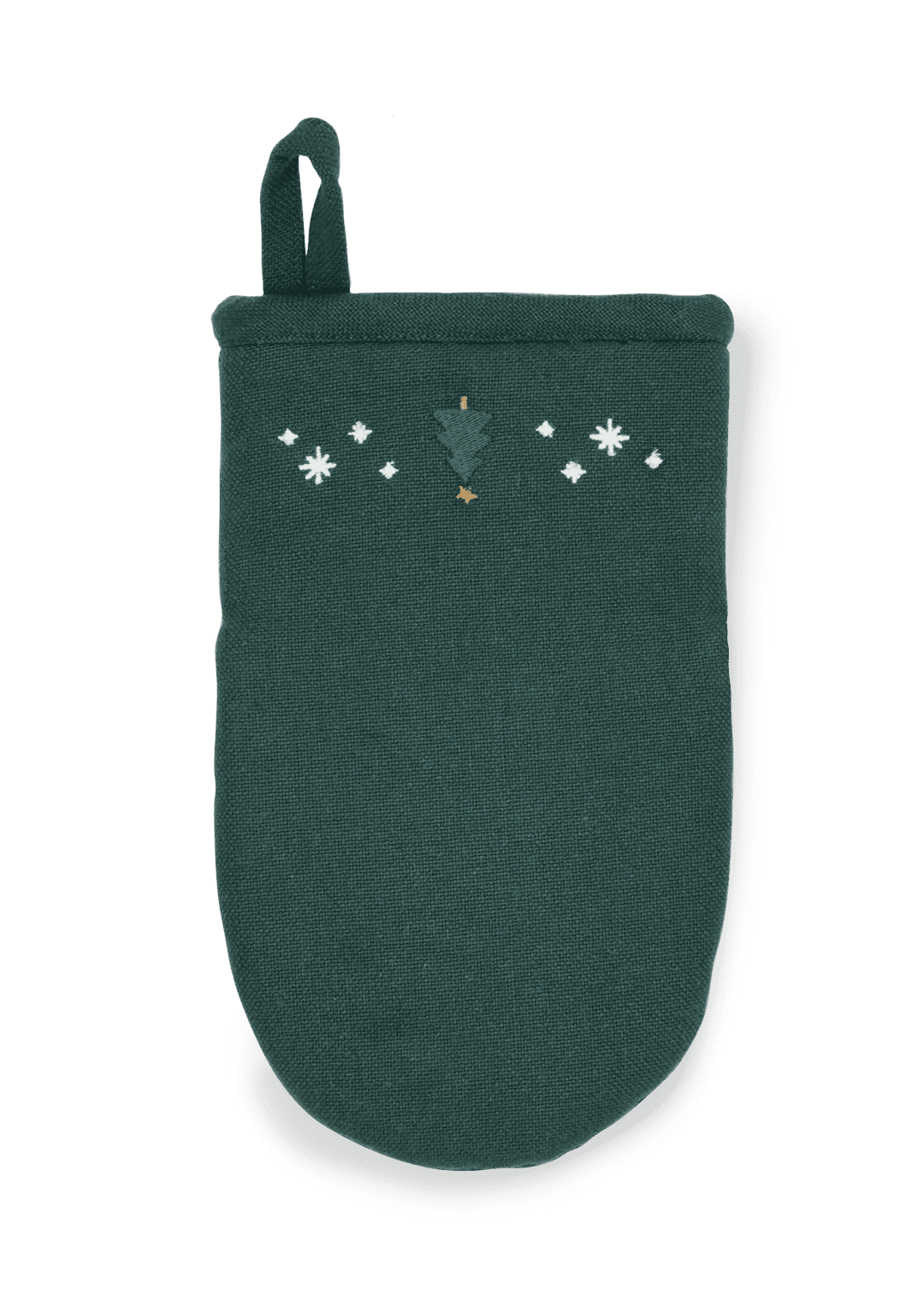 Produktbillede af Juna Christmas Fable Ovnhandske grøn i premium kvalitet