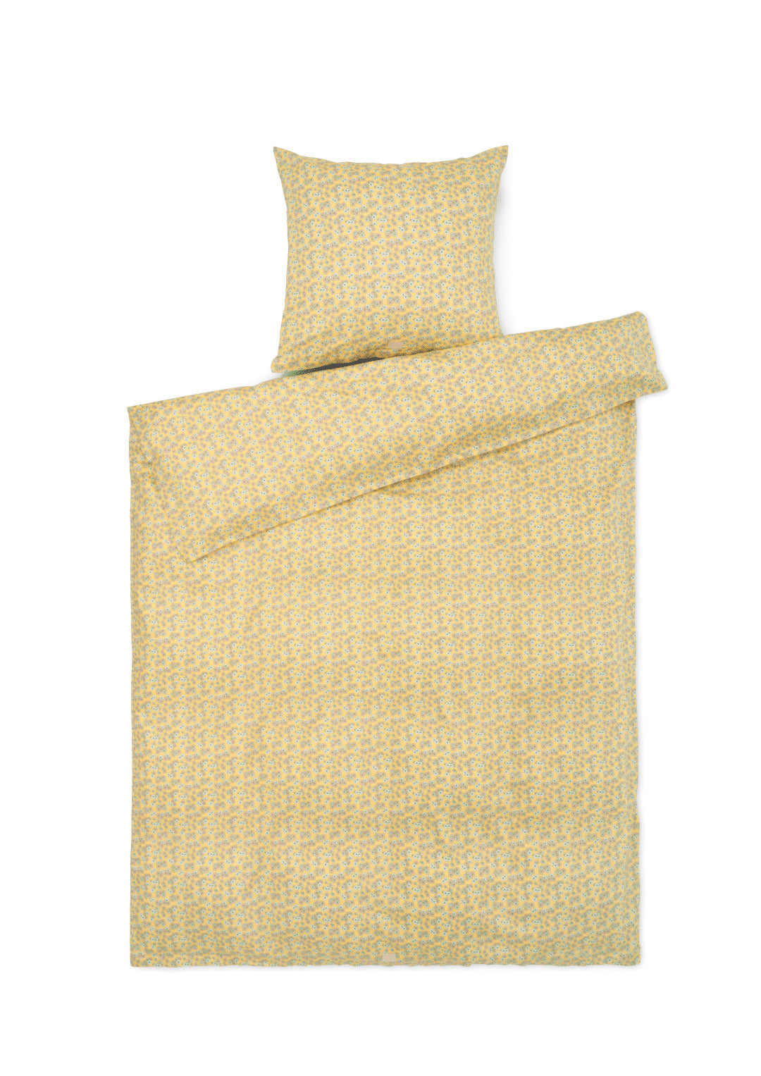 Produktbillede af Juna Pleasantly Sengetøj 140x200 cm gul NO i premium kvalitet