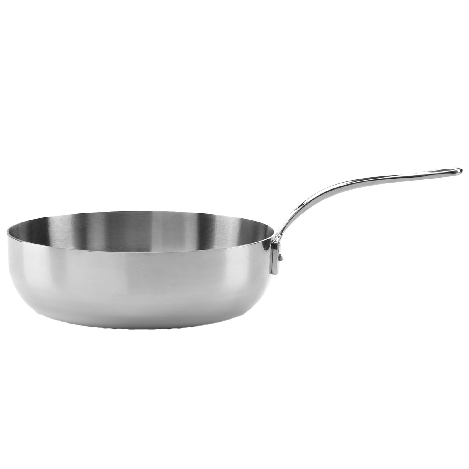 Samuel groves Samuel Groves Traktørpande 24 cm, rustfrit stål – frontbillede (Sauterpander)