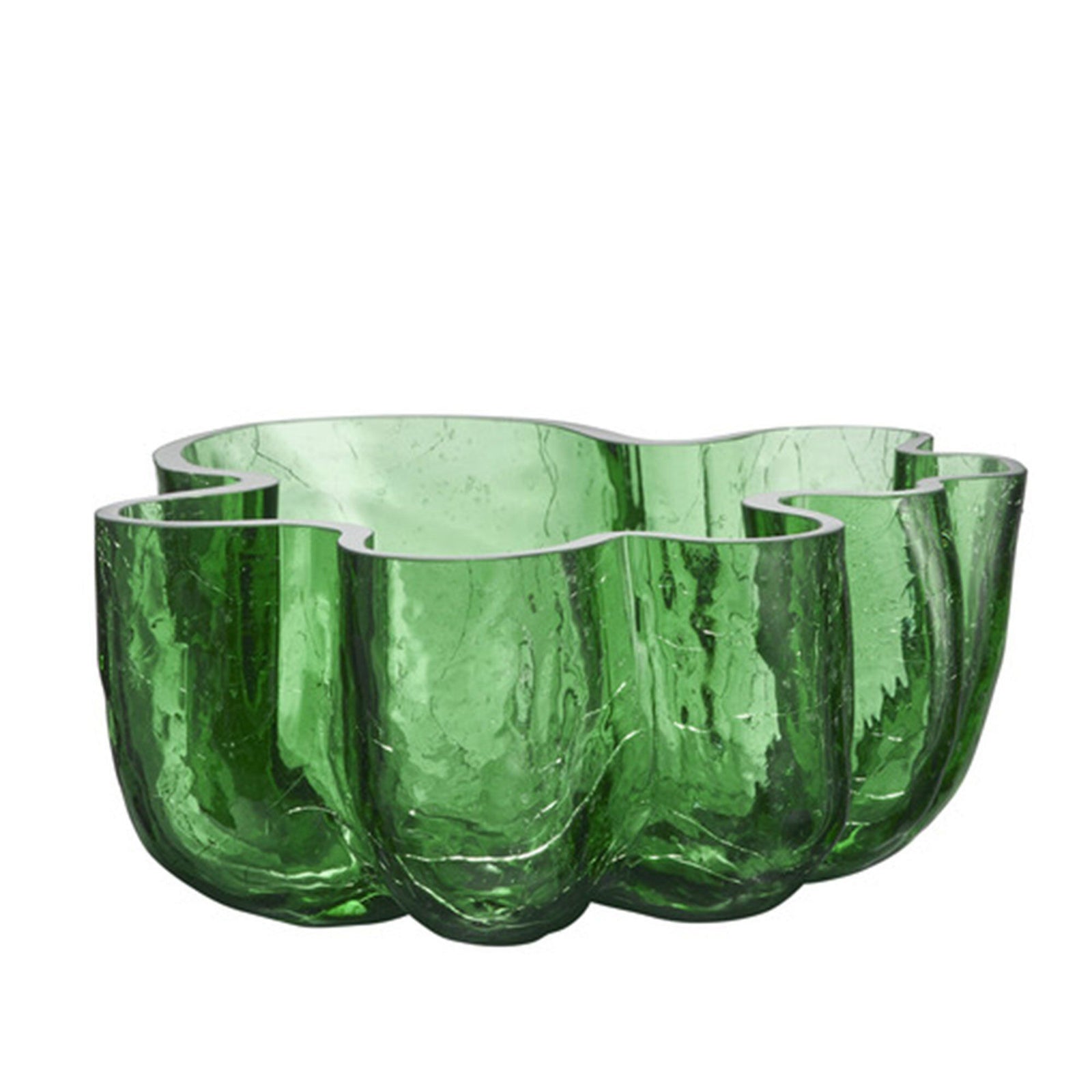 Kosta boda Kosta boda Crackle skål 250 mm, grøn ❤ produktbillede (Skål)