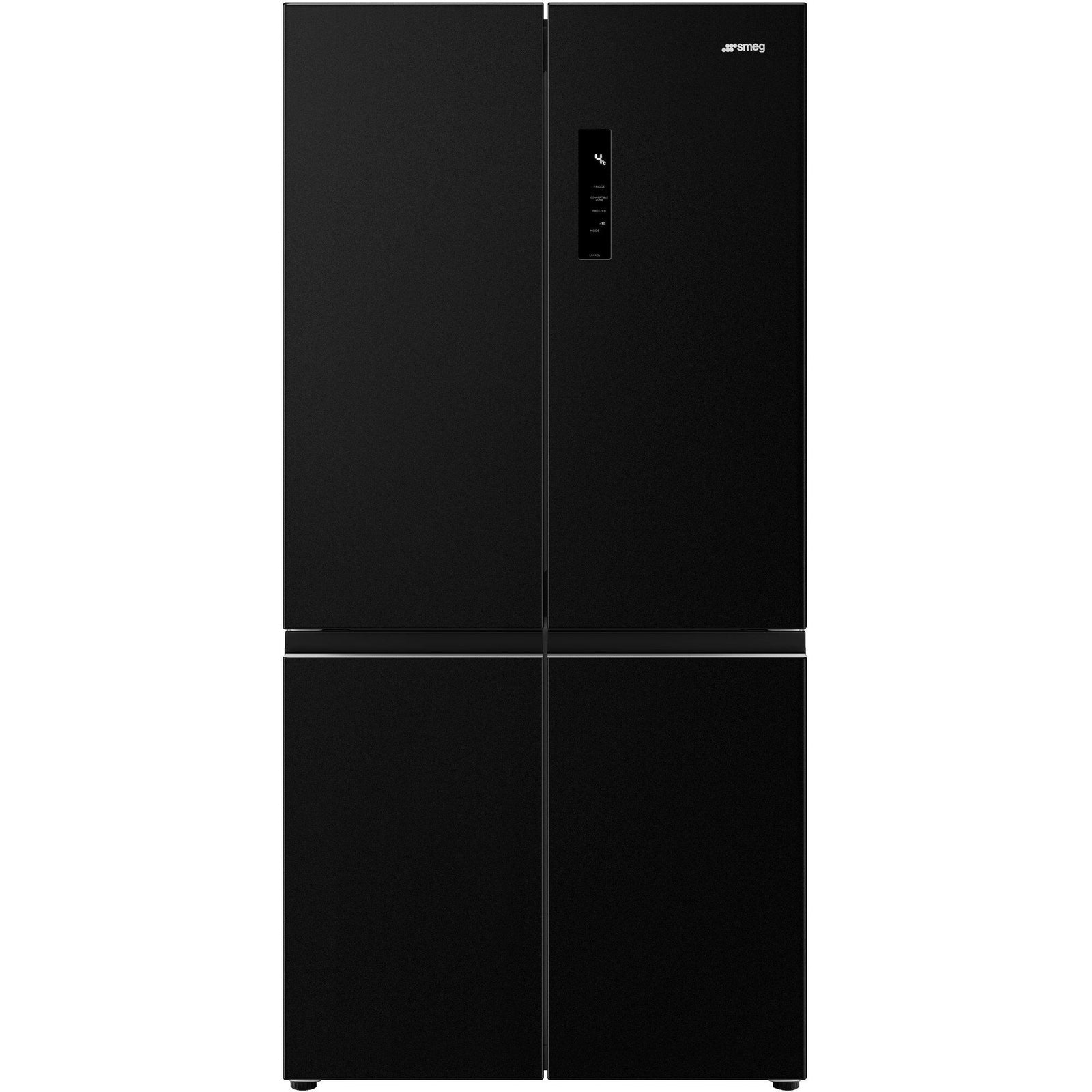 Smeg Smeg FQI60KD French Door køleskab, sort ❤ close-up (Køleskabe)