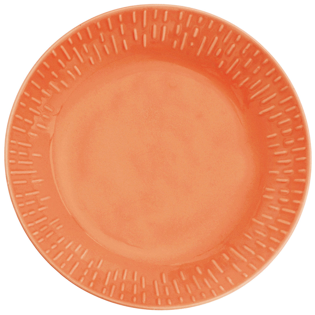 Aida Aida Confetti pastatallerken 23 cm, apricot – frontbillede (Pastaskål)