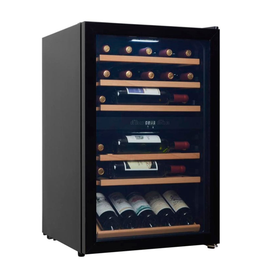 Cavin Cavin Polar Collection 51 Black vinkøleskab 37 flasker ❤ frontbillede (Vinkøleskabe)