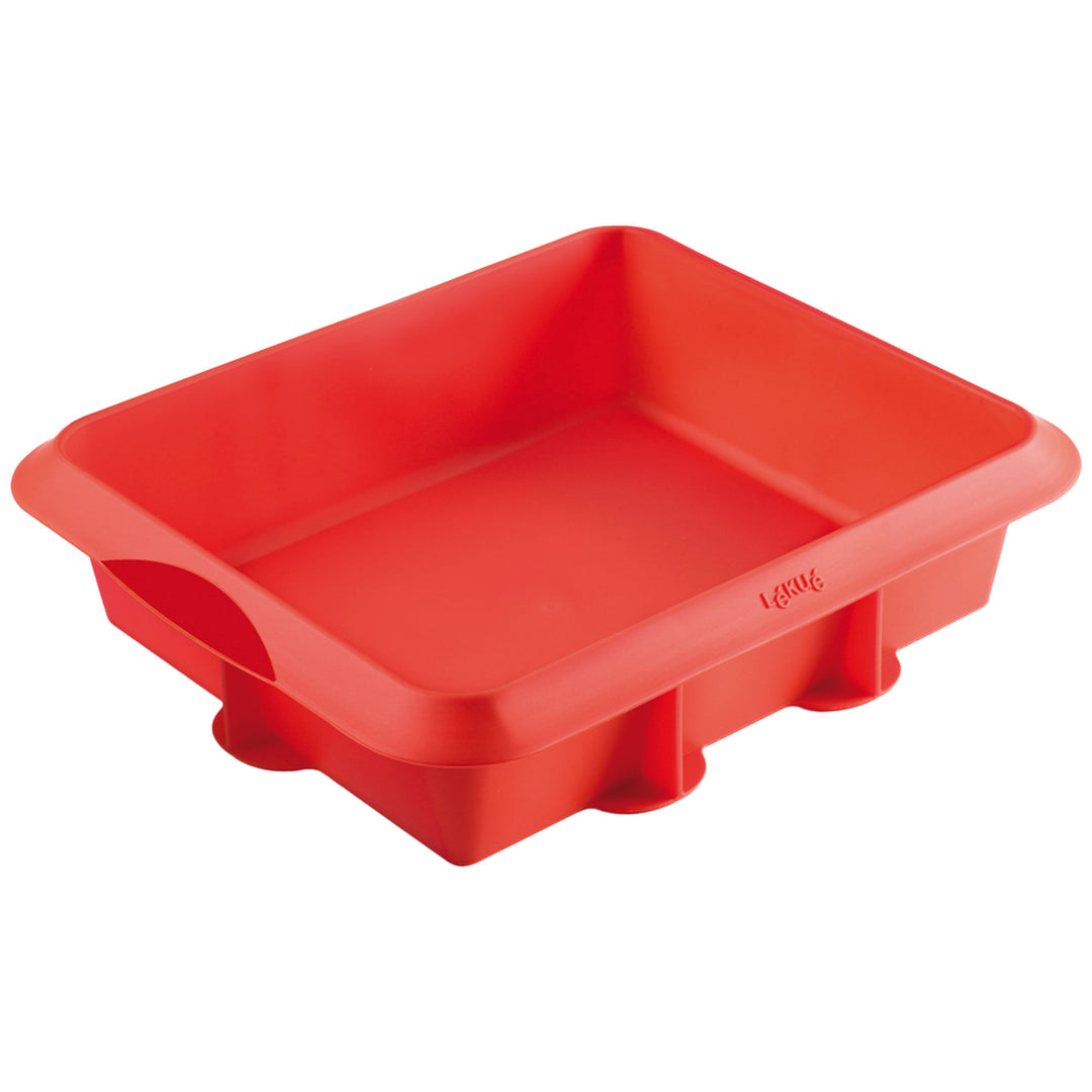 Lékué Lékué Lasagneform i silikone, rød – frontbillede (Siliconeform)