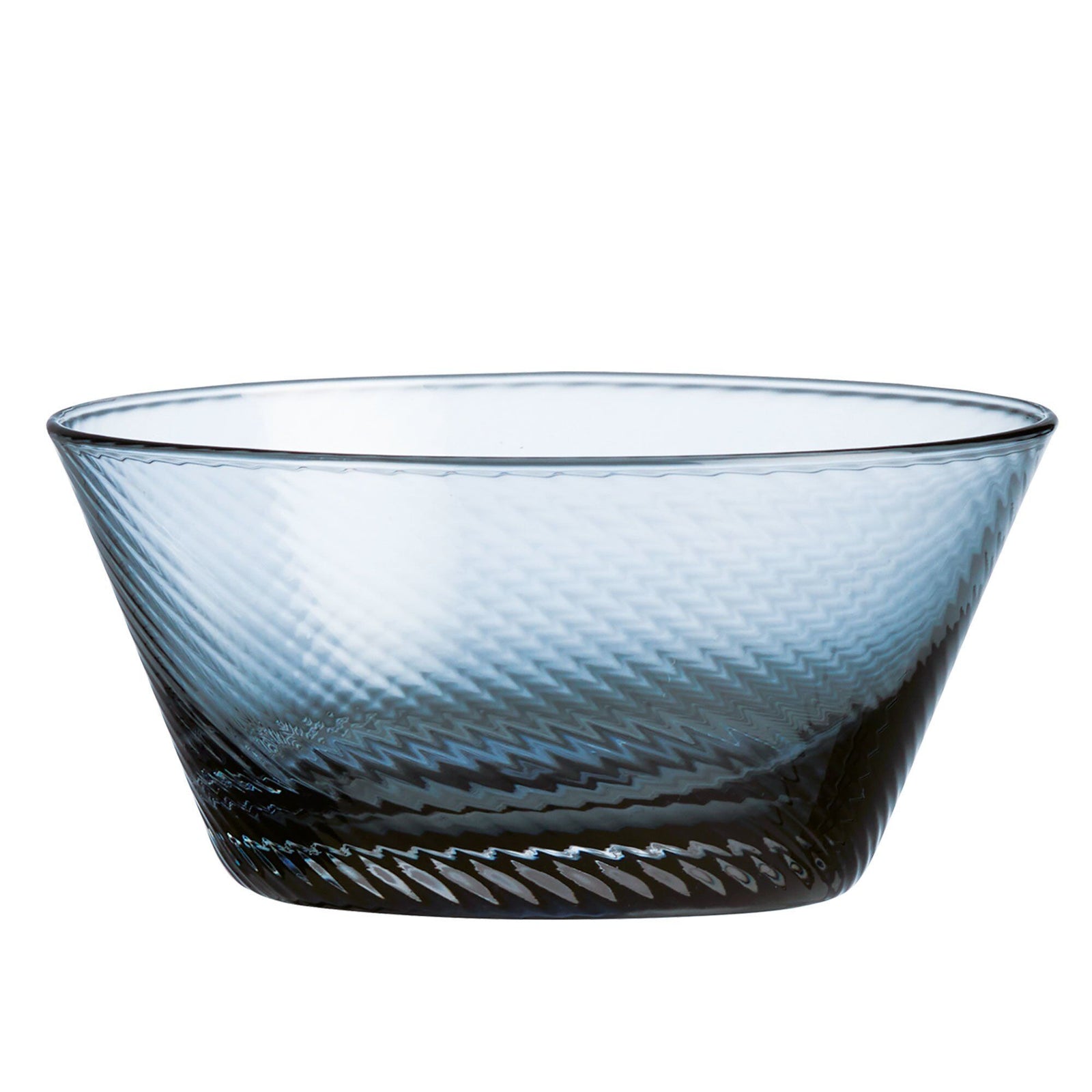 Aida Aida RAW Unique Swirl skål Ø12,5 cm, lysblå – frontbillede (Snackskål)