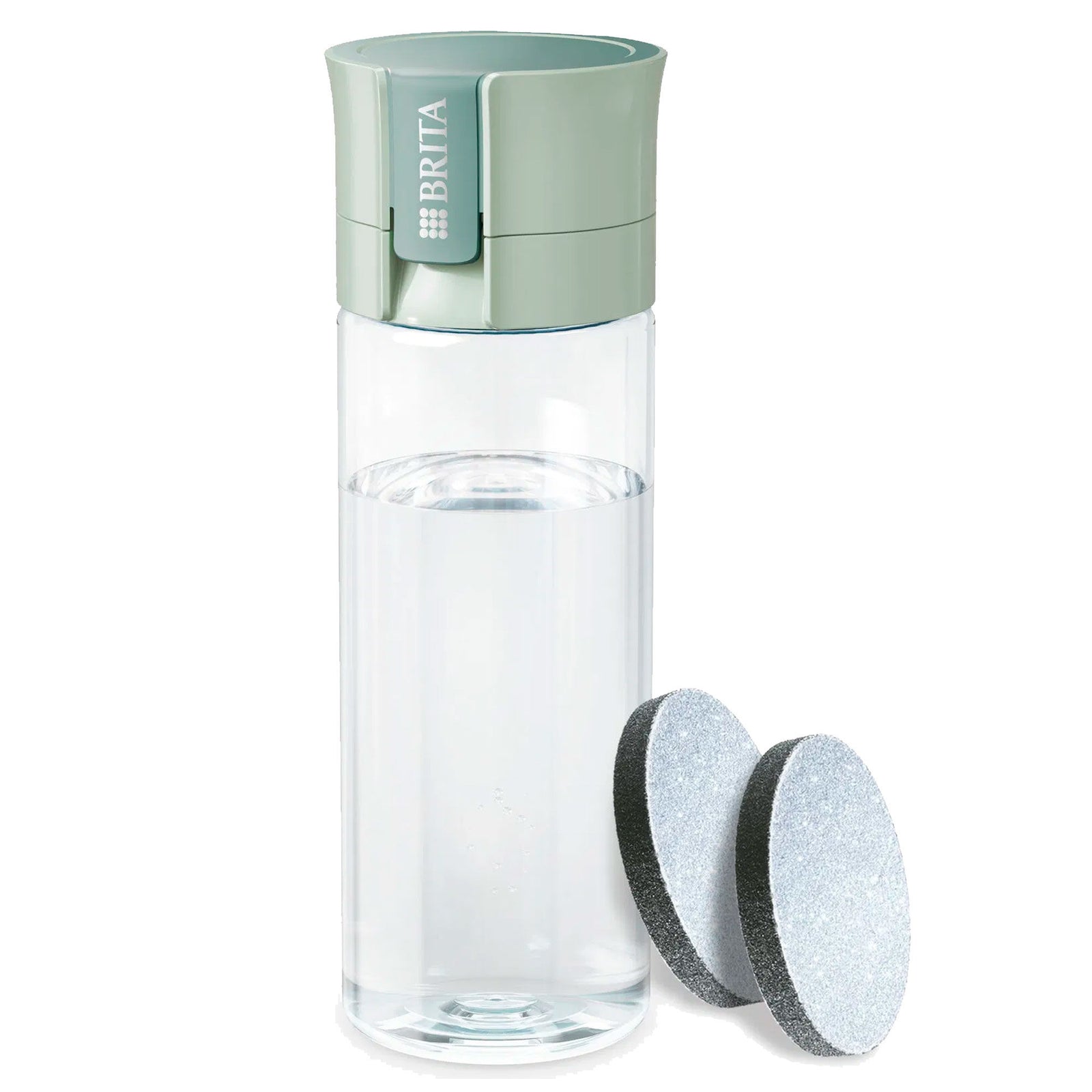 Brita Brita Vital vandflaske 0,6 liter, lysegrøn ❤ frontbillede (Vandflaske)