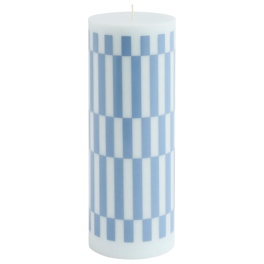 Hay Hay Column lys large, light blue/dusty blue check ❤ vinkelbillede (Lys)