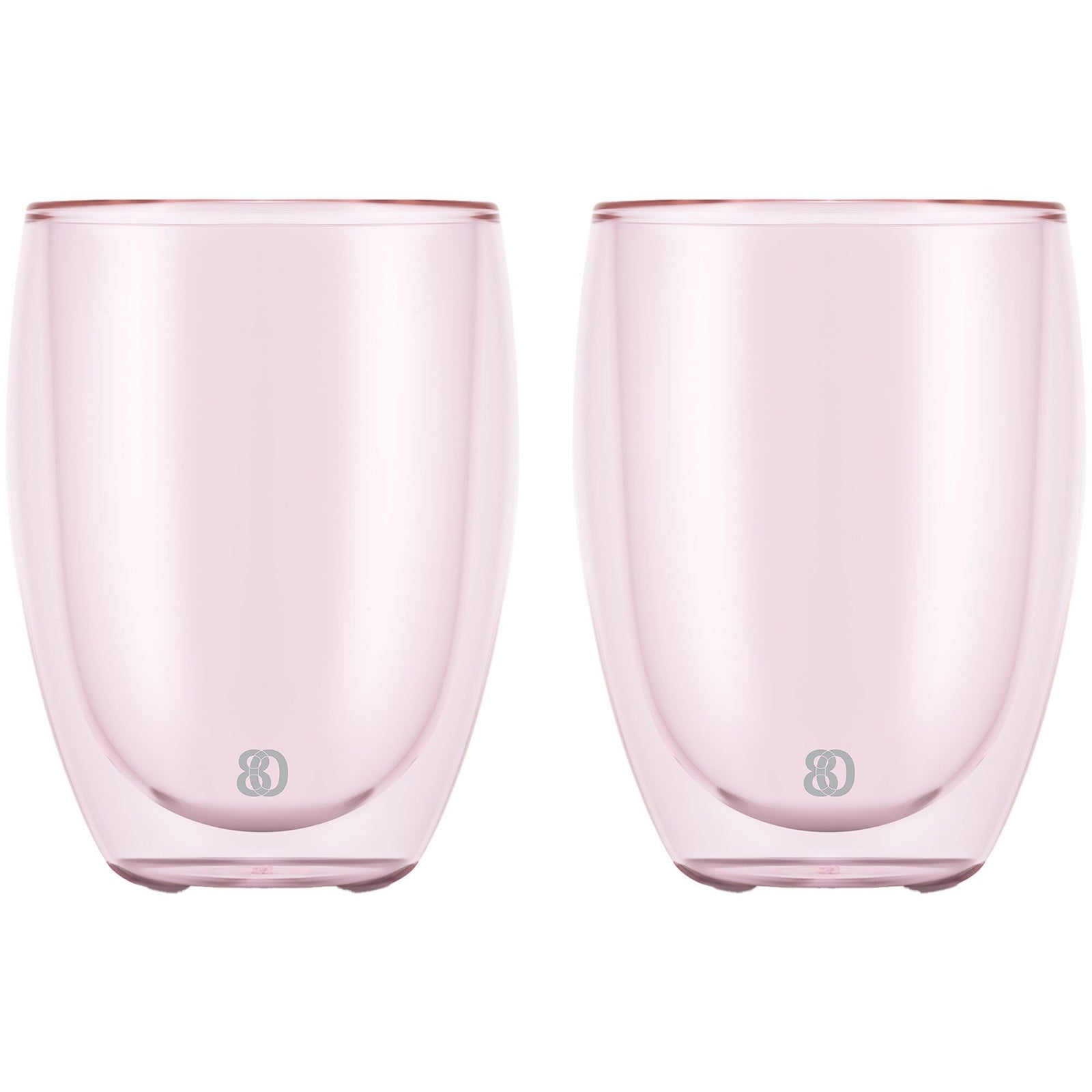 Bodum Bodum PAVINA dobbeltsidet glas 35 cl, rosa, 2 stk. ❤ frontbillede (Glas)