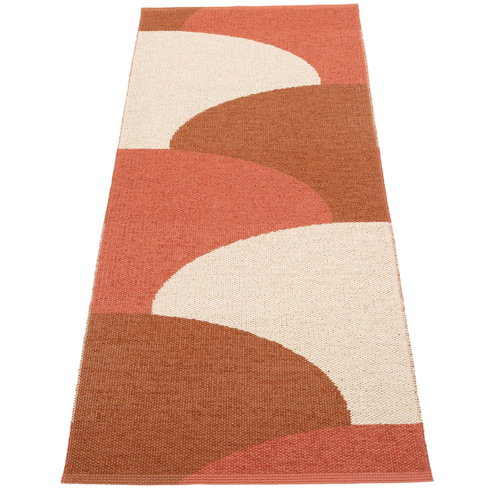 Pappelina Pappelina Hill Tæppe 70x180 cm, brick/rust/cream ❤ produktbillede (Tæpper)