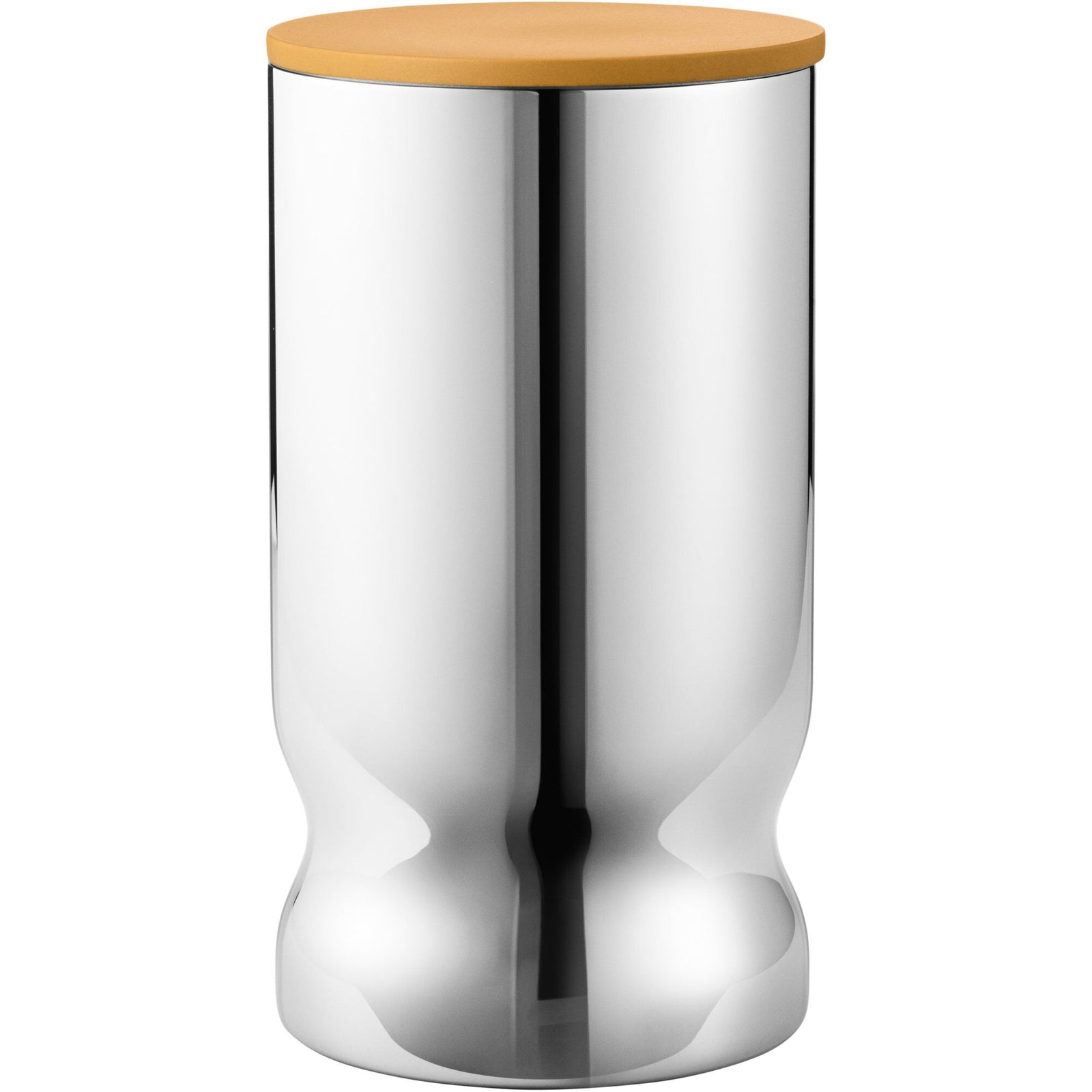 Georg jensen Georg jensen Alfredo opbevaringsboks med låg 1 liter, rustfrit stål/gul – produktvisning (Opbevaringsboks)