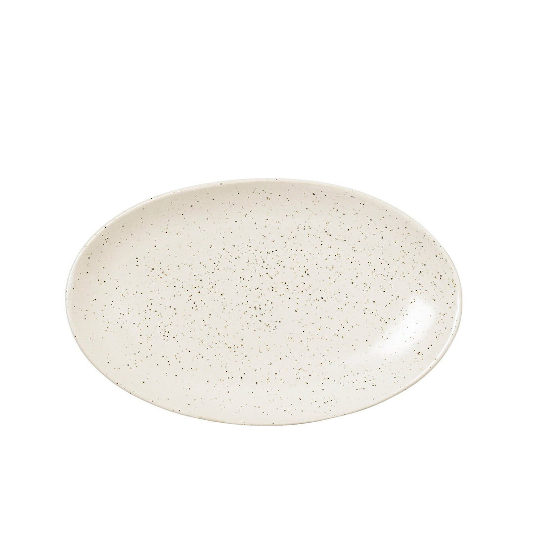 Broste Broste Nordic Vanilla oval tallerken 22 x 13,6 cm – produktvisning (Tallerkener)