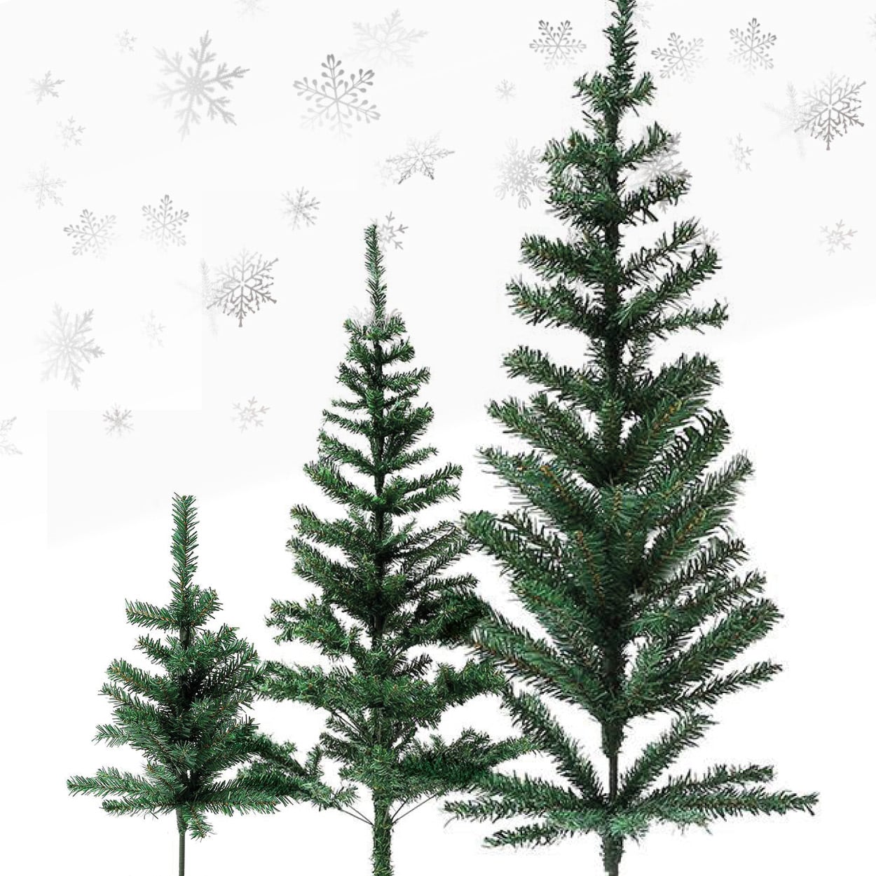 Produktbillede af Kunstigt juletræ uden lys (60 120 eller 150 cm) 60 cm. på tilbud