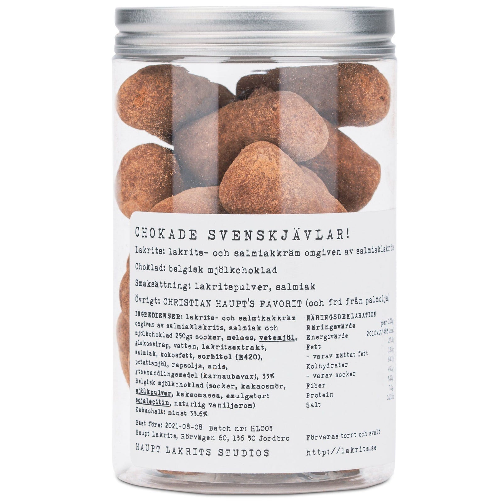 Haupt lakrits Haupt lakrits Chokolade Svenskjävlar! 250 g – detaljebillede (Lakrids)