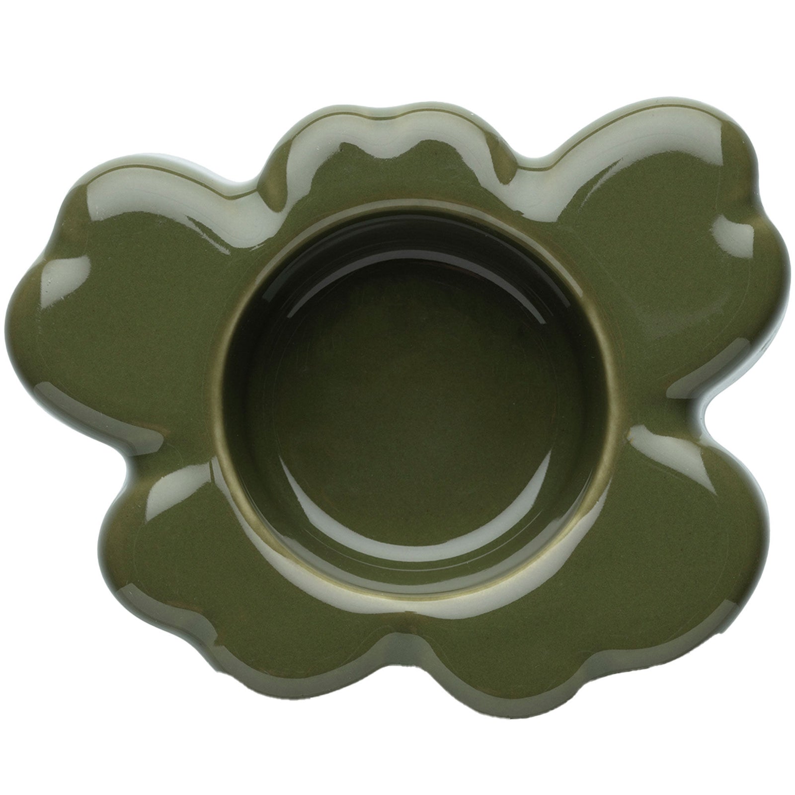 Marimekko Marimekko Unikko Fyrfadsstage 10 cm, grøn ❤ detaljebillede i kategorien Lysestager