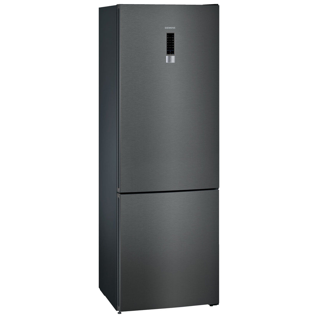 Siemens Siemens KG49NXXEA iQ300 køle-/fryseskab, blacksteel – close-up (Køle- /frysekabe)
