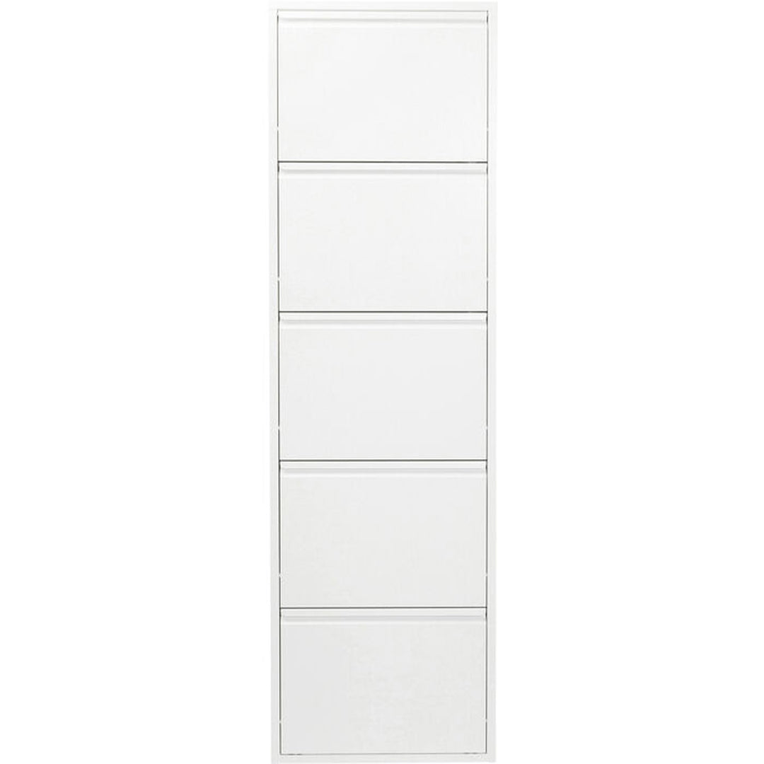 KARE DESIGN Caruso 5 White skoskab m. 5 rum hvid stål
