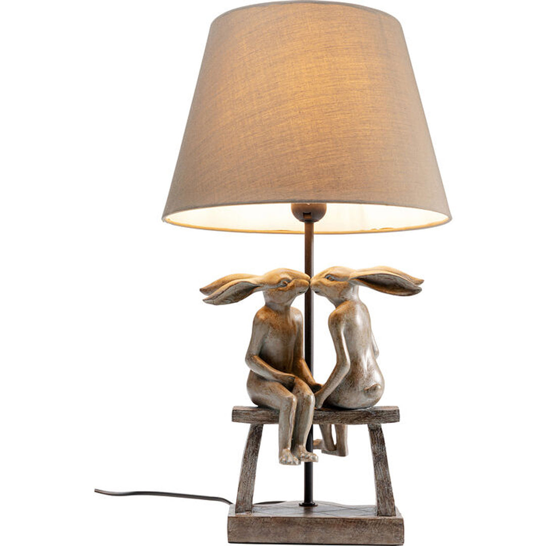 KARE DESIGN Animal Bunny Love bordlampe polyresin PVC og stål