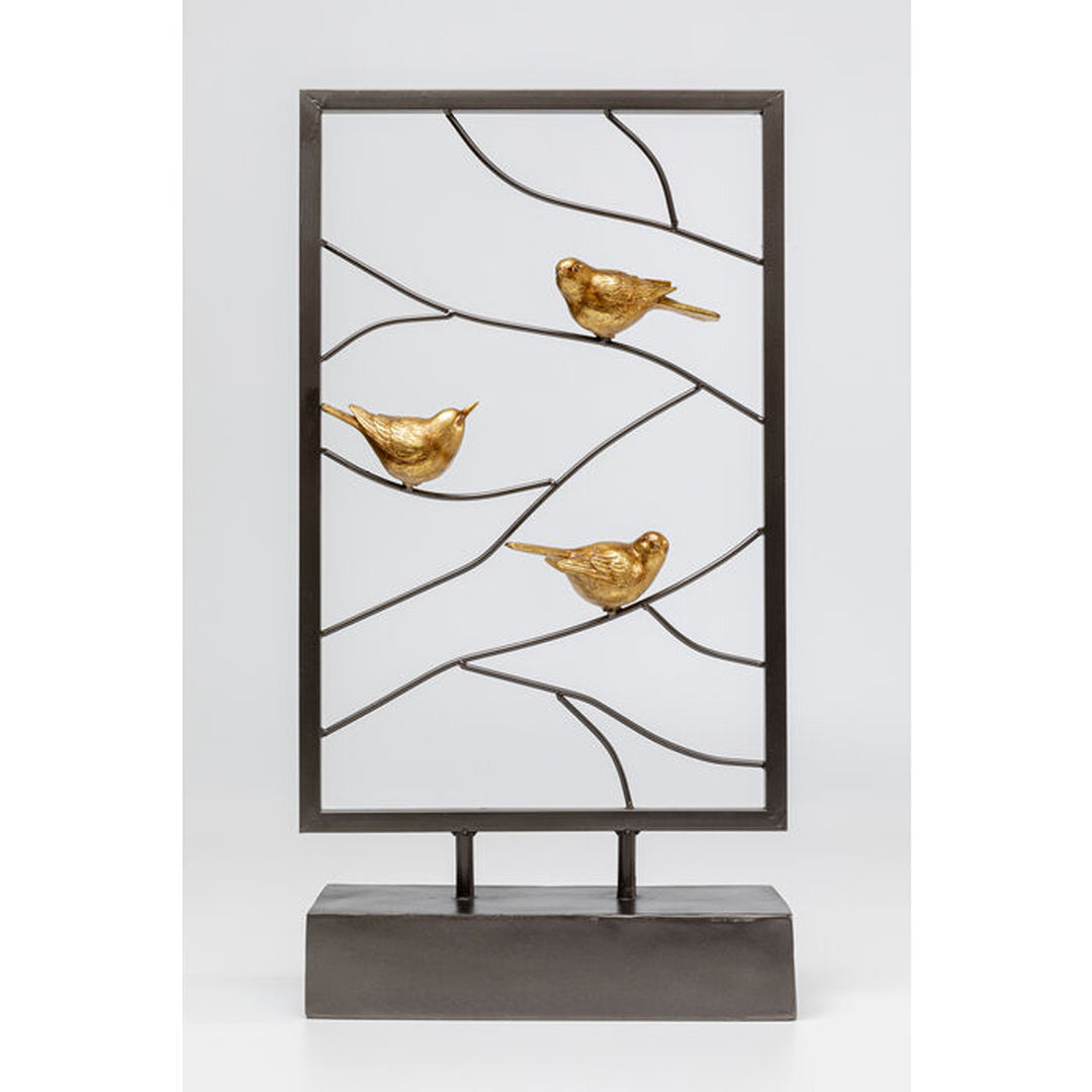 KARE DESIGN Birds Twittering figur polyresin og pulverlakeret stål H:68cm