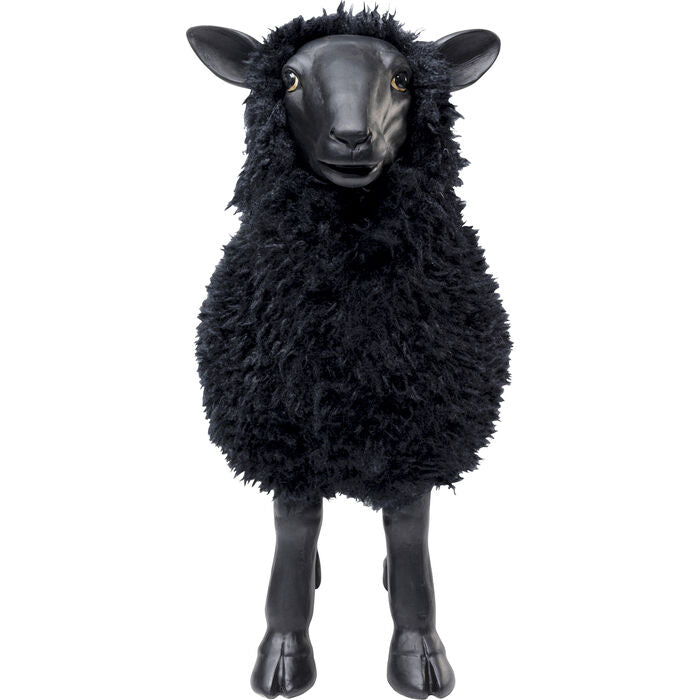 KARE DESIGN Bathilde får figur sort polyester og polyharpiks H:54