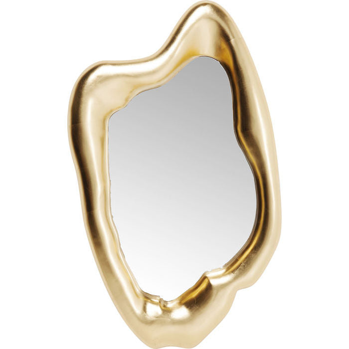 KARE DESIGN Hologram Guld  vægspejl spejlglas og guld polyurethan 117x68