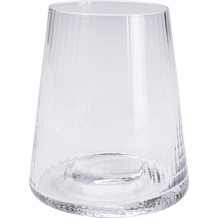 KARE DESIGN Tumbler Riffle drikkeglas m. riller klar glas H:11