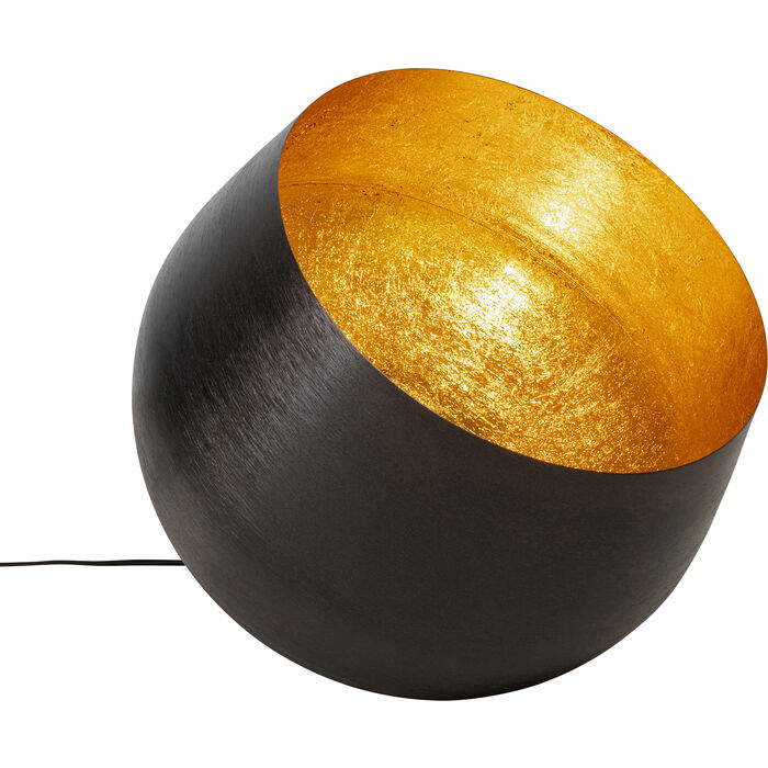KARE DESIGN Apollon gulvlampe rund sort stål Ø50