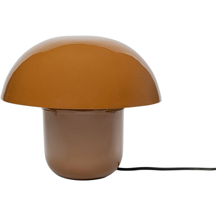 KARE DESIGN Mushroom bordlampe brun emalje stål