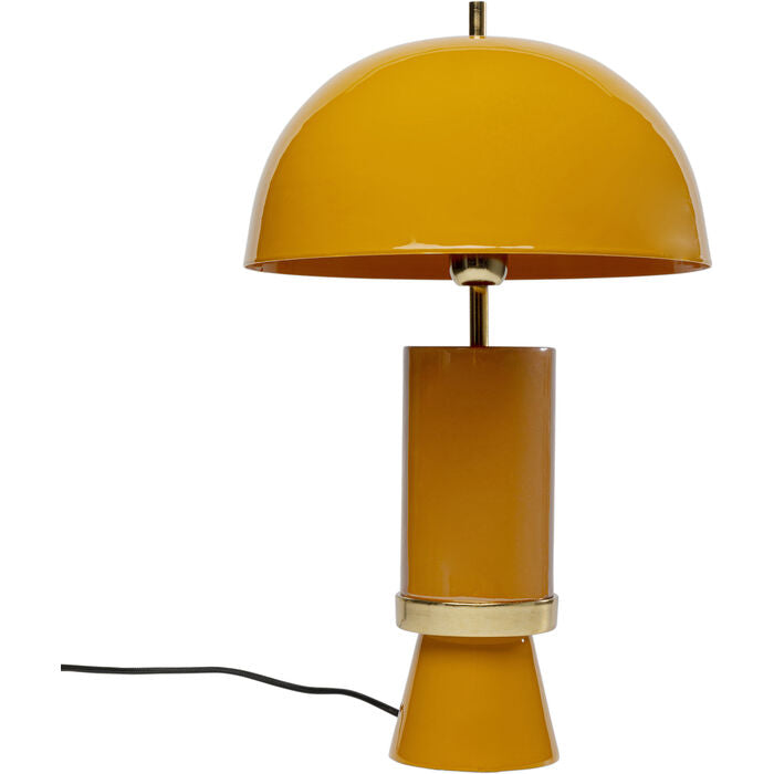 KARE DESIGN Josy bordlampe gul og okkergul emalje stål