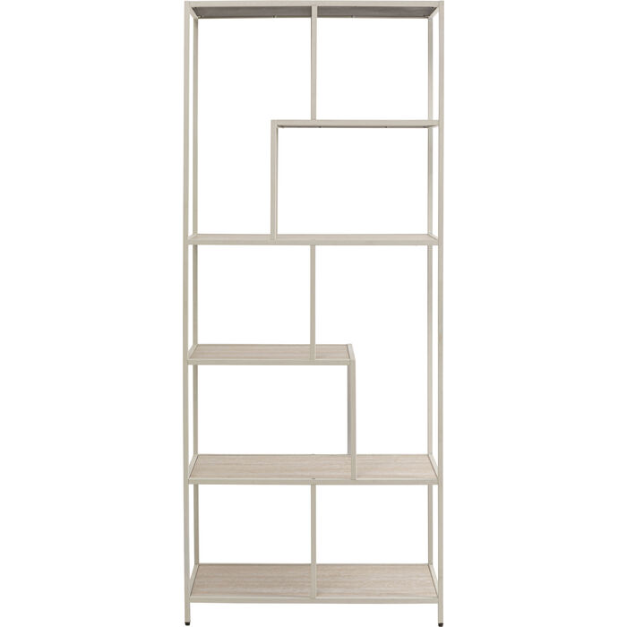 KARE DESIGN Loftie reol greige MDF og stål 77x186