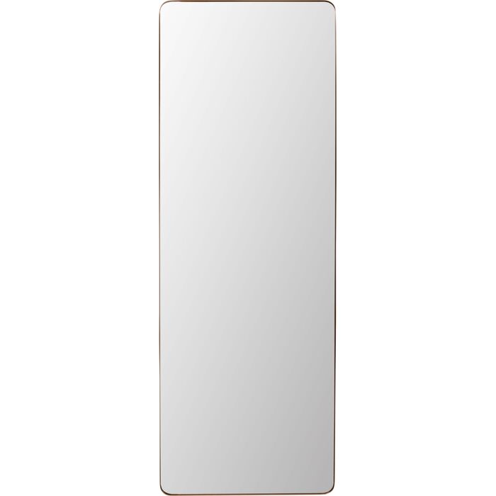 KARE DESIGN Simply vægspejl rektangulær spejlglas og messing stål 60x180