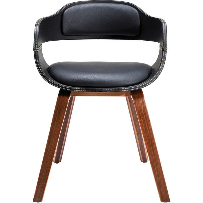 KARE DESIGN Stol med armlæn Costa Walnut