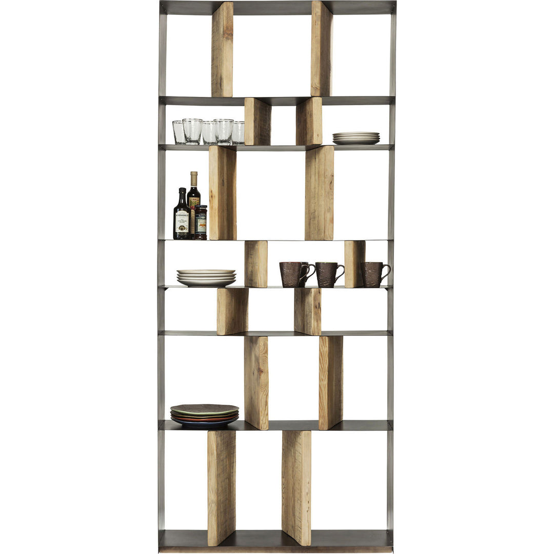 KARE DESIGN Storm reol natur fyrretræ/stål