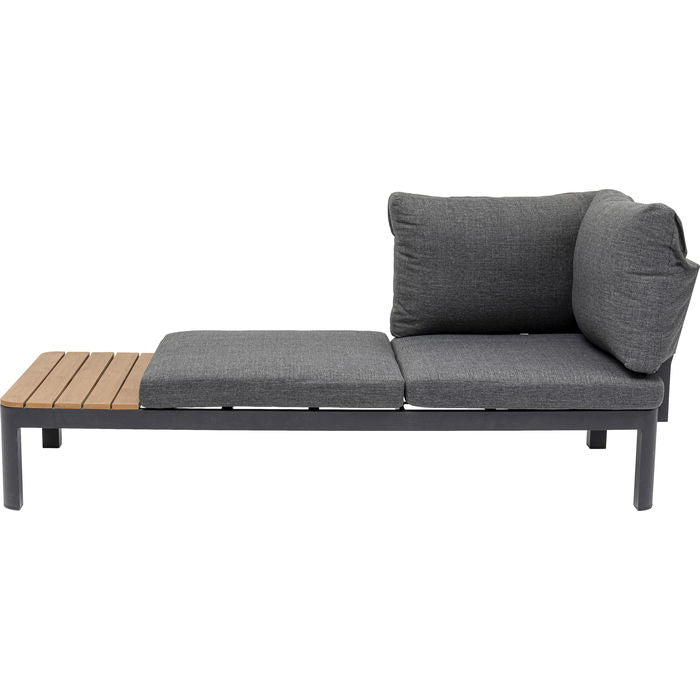 KARE DESIGN Recamiere Happy Day Left chaiselong polyester WPC og aluminium 166x66